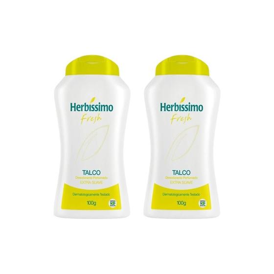 Imagem de Talco Herbissimo 100G Fresh - Kit C/2Un