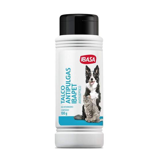 Imagem de Talco Ibasa Anti Pulgas para Cães 100g