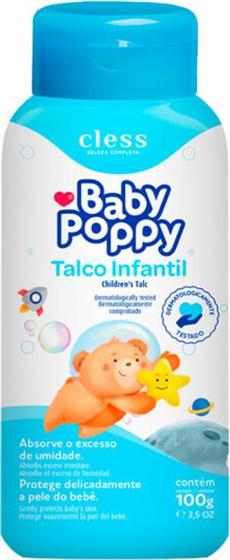 Imagem de Talco infantil baby poppy cless 100gr