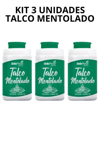 Imagem de Talco mentolado 35g c'3 unidades