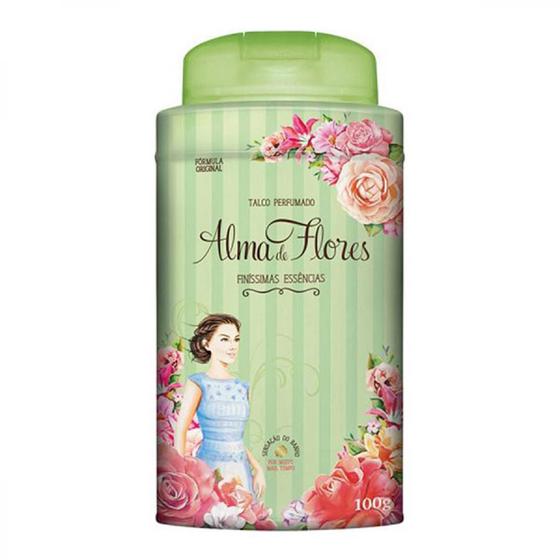 Imagem de Talco Perfumado Alma Flores 100g