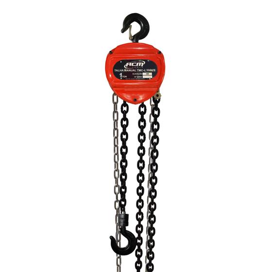 Imagem de Talha Manual 1Ton x 3Mts TMC1000/3L ACM TOOLS