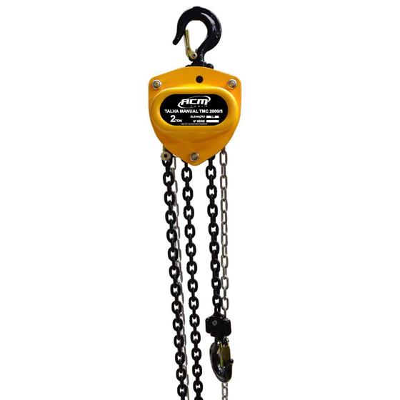 Imagem de Talha Manual 2Ton X 5Mts TMC2000/5 ACM TOOLS