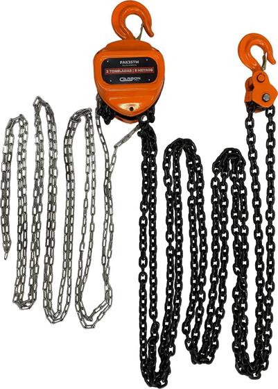 Talha Manual 3 Toneladas 5 metros de Elevação FAK35TM Carbon Fak ...