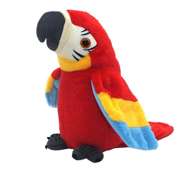 Imagem de Talking Parrot Toy Vincilee Mimicry Plush Buddy para crianças