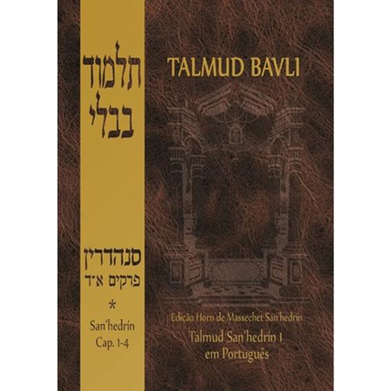 Imagem de Talmud bavli - san hedrin cap 1-4 - SEFER