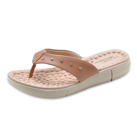 Imagem de Tamanco Chinelo Feminino Conforto 7142117 Nude 1486