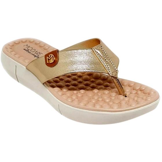 Imagem de Tamanco Chinelo Feminino Ultra Conforto Tresse Modare 7142.106.15460 Dourado