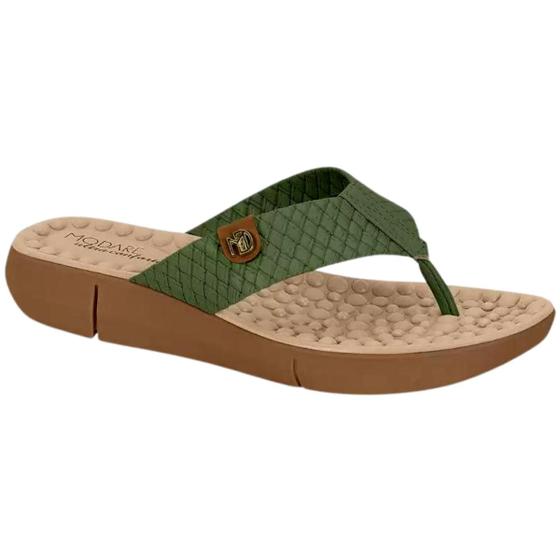 Imagem de Tamanco Chinelo Feminino Ultra Conforto Tresse Modare 7142.106.26406 Verde Salvia N 39