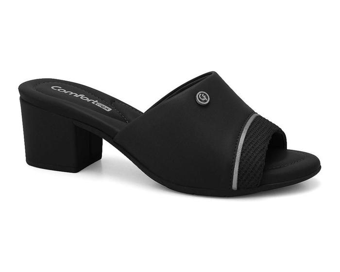 Imagem de Tamanco Comfortflex Linha Conforto Feminino PRETO