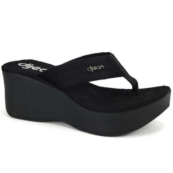 Imagem de Tamanco Dijean Plataforma Spikes Feminino - Preto