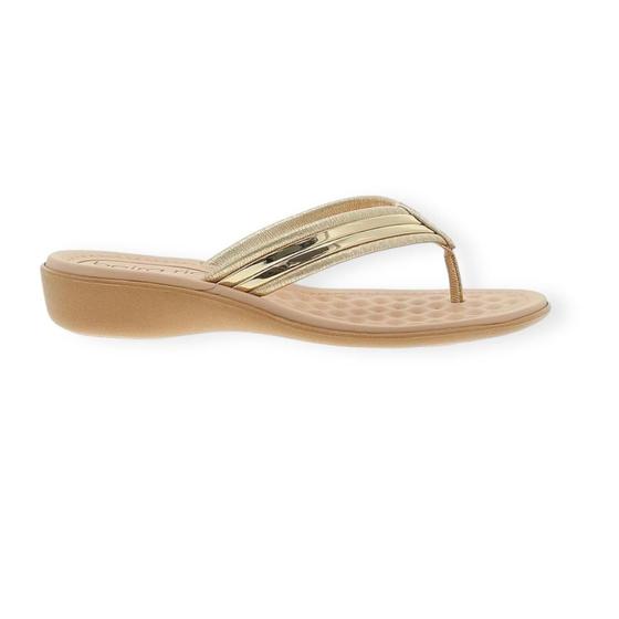 Imagem de TAMANCO FEMININO FLAT CASUAL BEIRA RIO 8224804 Dourado