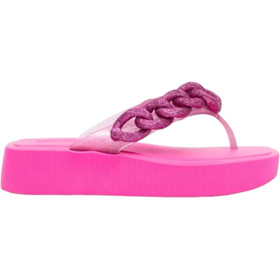 Imagem de Tamanco Feminino FlatForm Casual Dia a Dia com Corrente Petite Jolie PJ6515