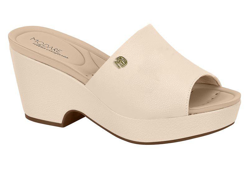 Tamanco Feminino Modare Ortopédico Plataforma Meia Pata 7137