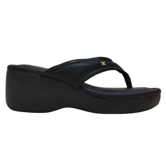 Imagem de Tamanco Feminino Softli com Tira Acolchoada e Salto Flatform