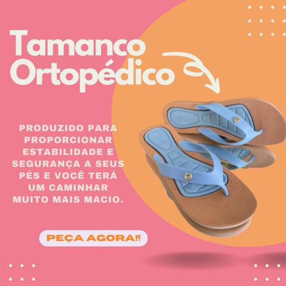 Imagem de Tamanco  Ortopédico Anabela Esporão Estilo Tamanco ch01 TucLele