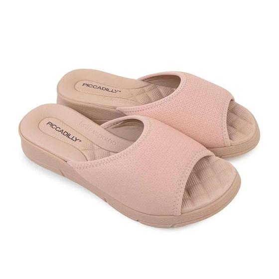 Imagem de Tamanco Piccadilly Feminino Anabela Nude - 571002 4