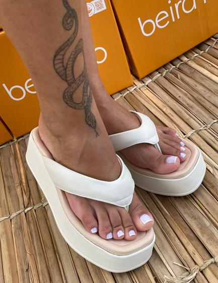 Zapatos Chinelo Plataforma Beira Rio Tamanco Plataforma Beira Rio