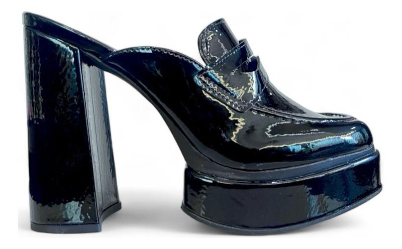 Alto Grosso Tamanco Salto Alto Plataforma Tamanco Plataforma Meia