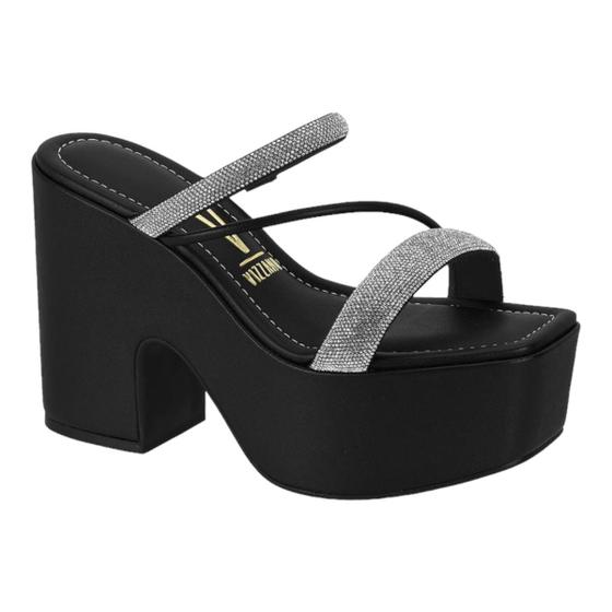 Tamanco Salto Agulha Plataforma Tamanco Vizzano Salto Alto Grosso