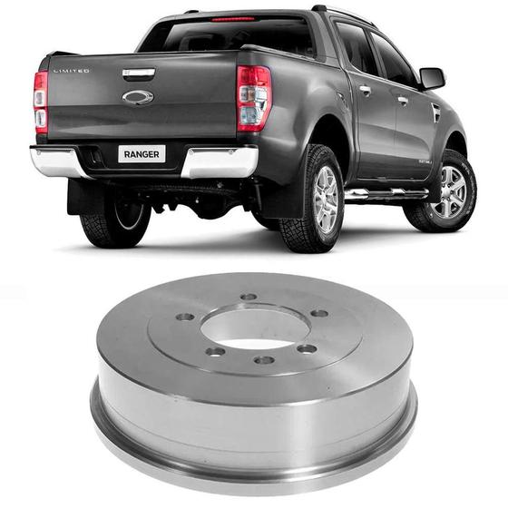 Imagem de Tambor Freio Ford Ranger 12 a 23 Tras Sem Cubo Hipper Freios
