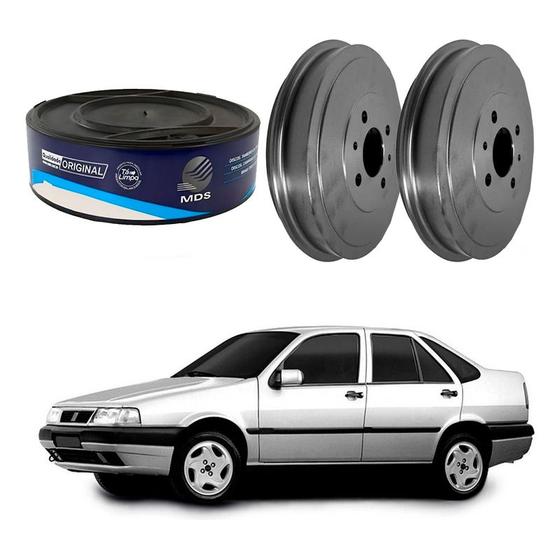 Tambor Freio Traseiro Fiat Tempra 2.0 1992 A 1996 - MDS Imagem de Tambor Freio Traseiro Fiat Tempra 2.0 1992 A 1996