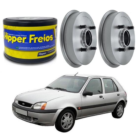 Imagem de Tambor freio traseiro hipper ford fiesta 1.6 2000 a 2002