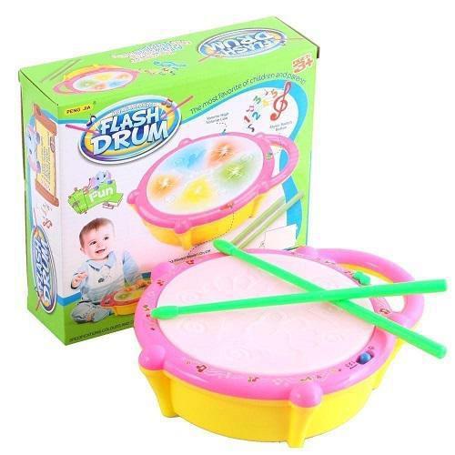 Imagem de Tambor Infantil Musical Com Luz E Som Flash Drum - Peng Zhan