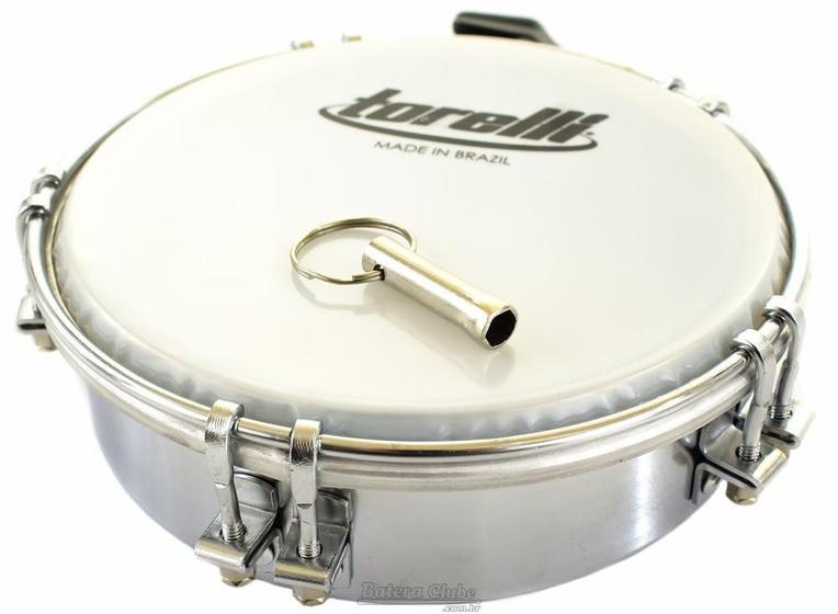 Imagem de Tamborim Torelli TT409 Especial para Bateria com Presilha para Fixar em Holders (Tom de Efeito)