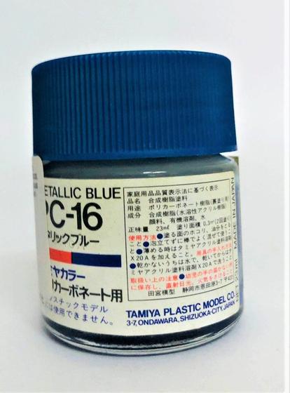 Imagem de Tamiya Policarbonato (RC) Tinta PC-16 Metallic Blue 23ml.