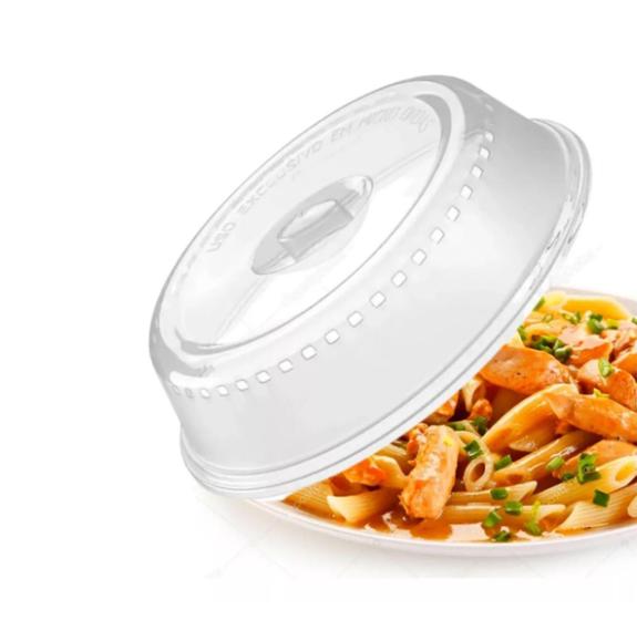 Tampa Alta Protetora de Alimento Para Microondas Bpa Free Menor preço em Tampa Alta Protetora de Alimento Para Microondas Bpa Free