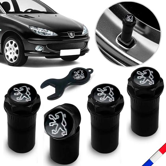 Tampa Bico Válvula Antifurto Pneu Peugeot 206 307 308 408 Menor preço em Tampa Bico Válvula Antifurto Pneu Peugeot 206 307 308 408