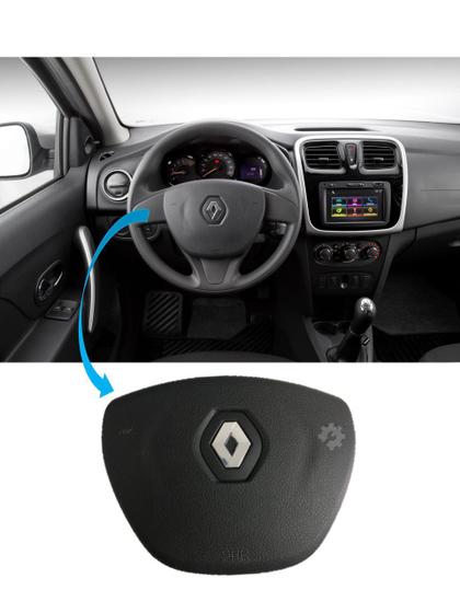 Imagem de Tampa Buzina Air Bag Sandero Logan Duster 2010 2012 2014