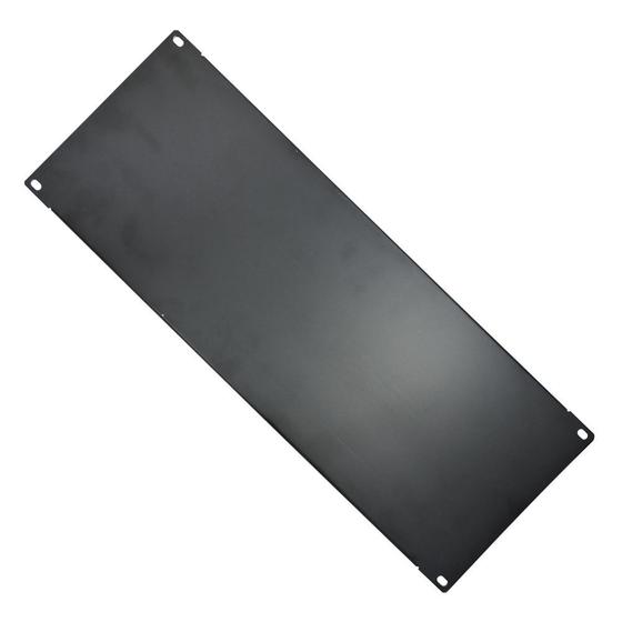 Imagem de Tampa Cega Frente falsa 4U Para Racks e Mini Racks Servidores de CFTV e Rede de Internet Cabeamento Estruturado Padrão 19" 