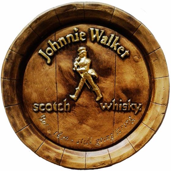 Imagem de Tampa de barril grande - artesanal - johnnie walker - scoth whisky
