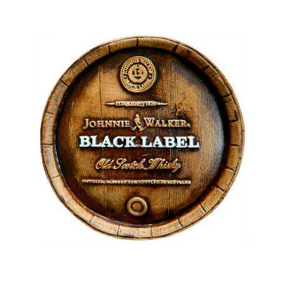 Imagem de Tampa De Barril Média Alto Relevo Whisky Black Label