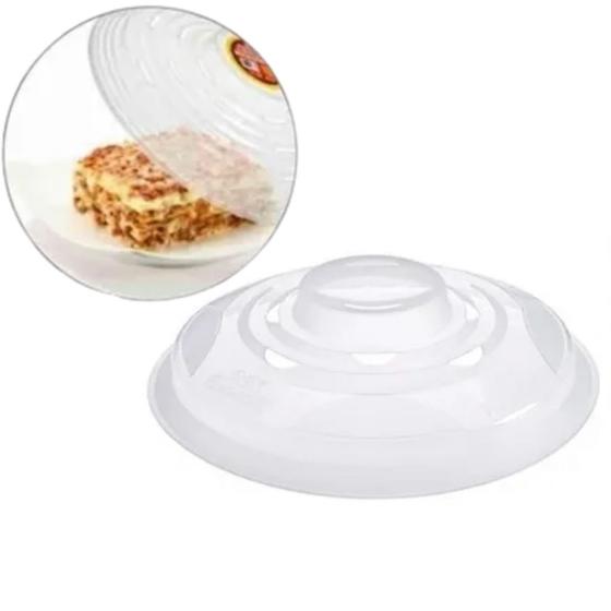 Set De 3 Tapas Para Microondas - 23 Cm Y 17 Cm, Con Agujero De Vapor Ajustable, Material PP Apto Para Alimentos