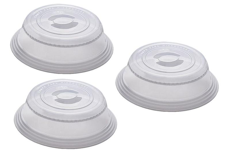 Imagem de Tampa De Microondas Para Alimentos Kit Com 3 Unidades