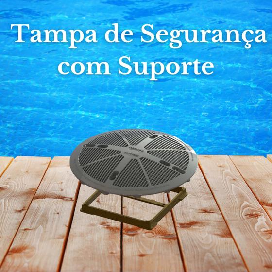 Imagem de Tampa de Segurança para Piscina com Suporte