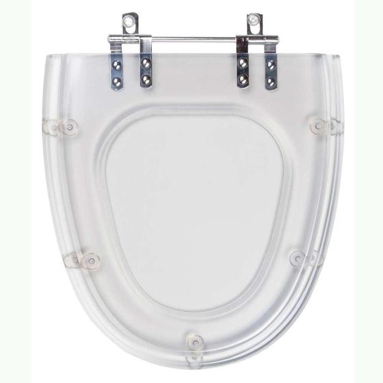 Tampa de Vaso Acrilico Transparente Aloha para bacia Celite 6lpf