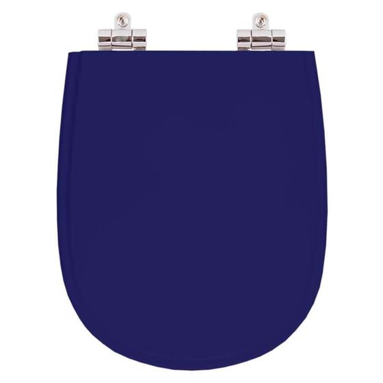 Imagem de Tampa de Vaso Sanitário com Amortecedor Paris Azul Cobalto para vaso Ideal Standard