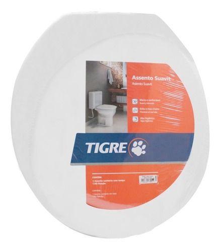 tampa de vaso Suavit almofadado branco tigre macio é boa?