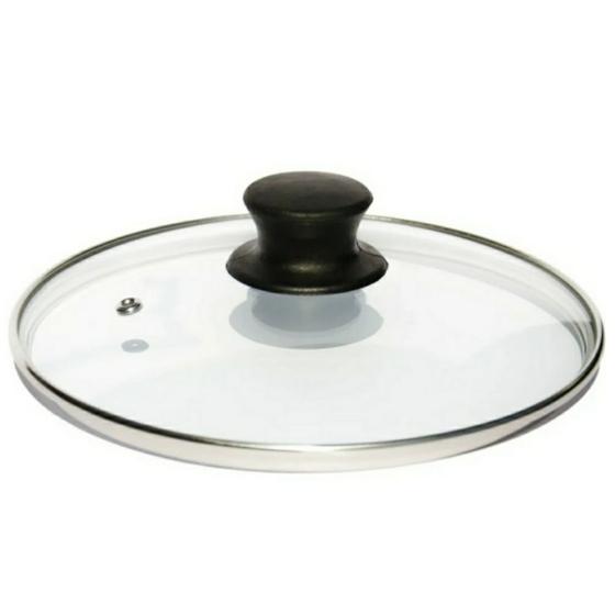 Tampa De Vidro 24 Cm Temperado Panela Frigideira Caçarola Menor preço em Tampa De Vidro 24 Cm Temperado Panela Frigideira Caçarola