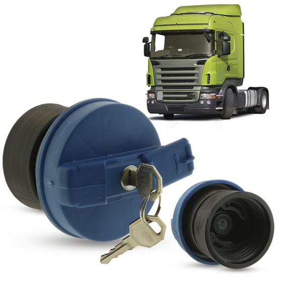 Imagem de Tampa do Reservatório Arla 32 Com Chave Caminhão Scania Serie 5 P G R 2006 até 2022