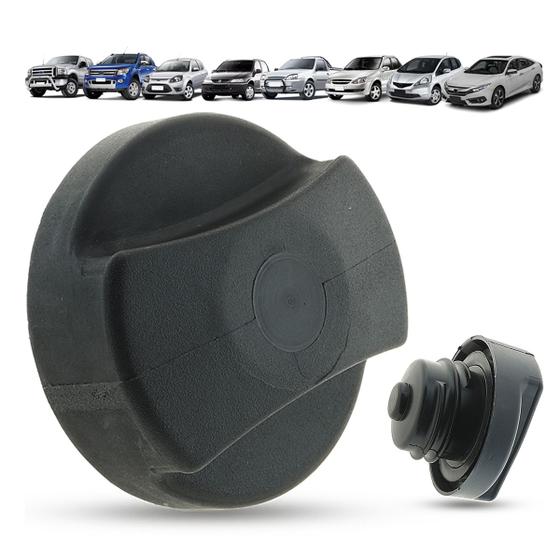 Imagem de Tampa do Tanque de Combustível Sem Chave Chevrolet Astra Vectra Honda Civic Fit Ford Fiesta Ka Espero Leganza Rosca