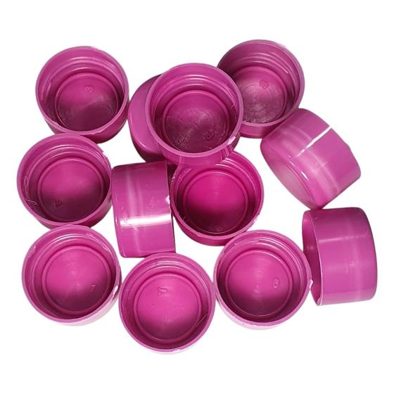 Imagem de Tampa Para Tubete 3cm Rosa 50 Unidades Para Revenda Pessoal