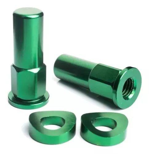 Imagem de Tampa Parafuso Trava De Pneu Br Parts - Verde