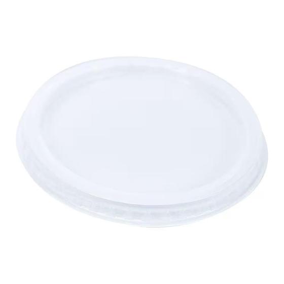 Imagem de Tampa Plástica S Furo Para Copo 100 Ml Transparente 2.000 Un
