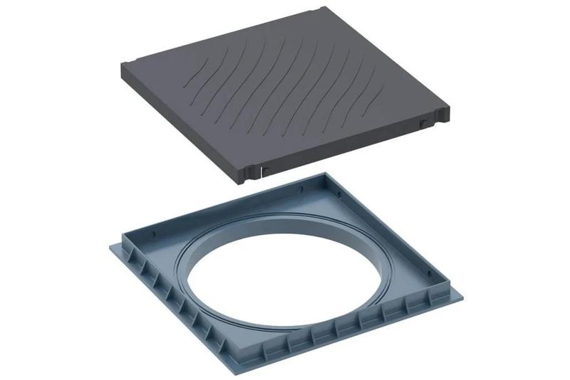 Imagem de Tampa Quadrada com Suporte Dn 3590mm - Tigre