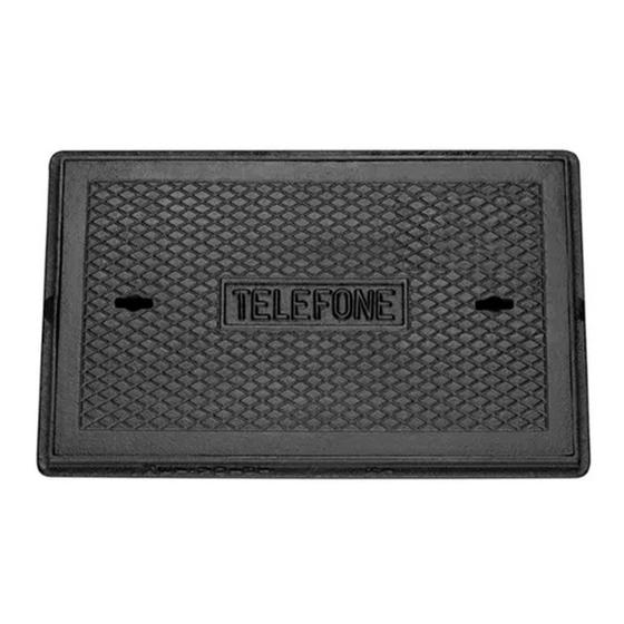 Imagem de Tampa Telefone  R1 40X60 Com Aro Voigt